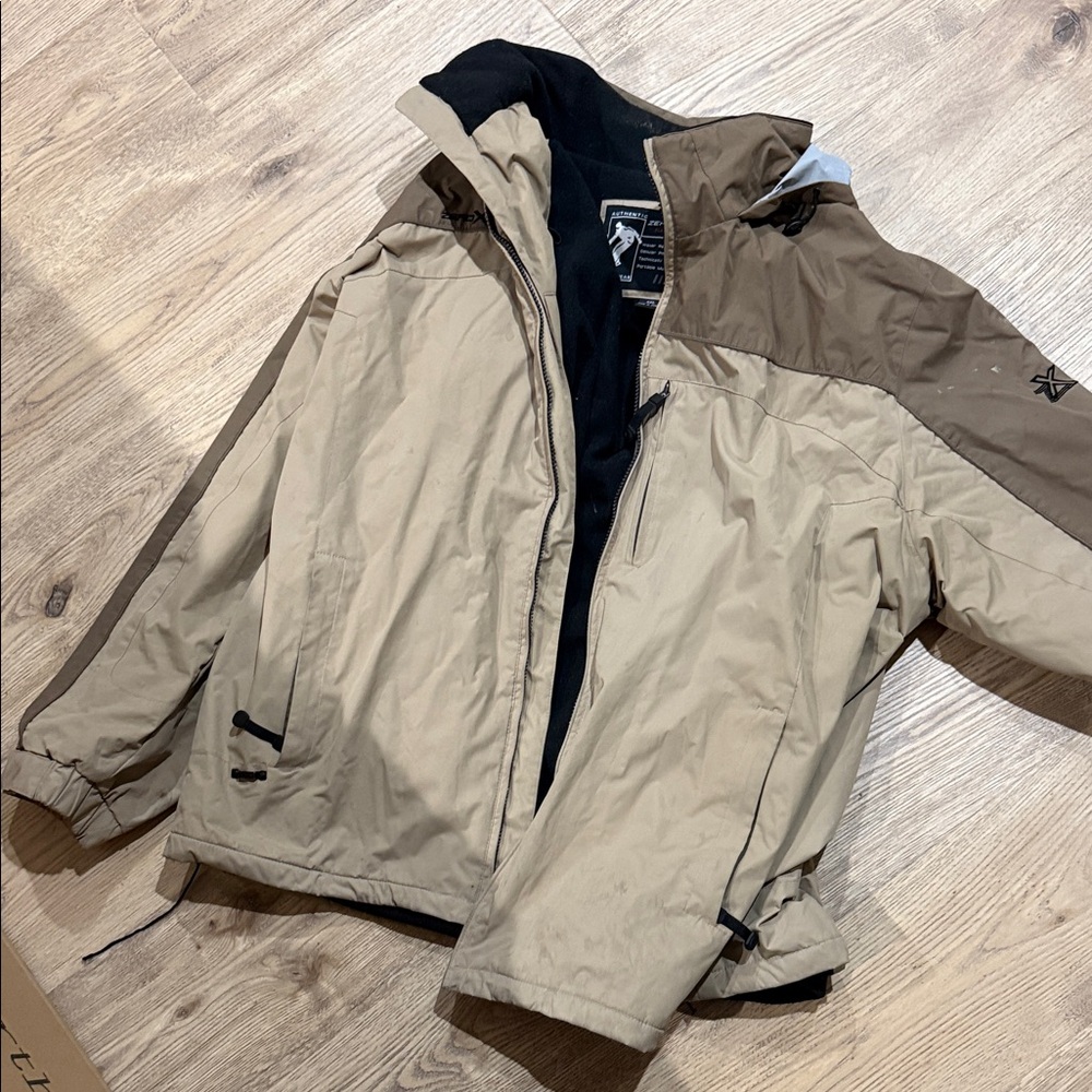 ZeroXposur Men's Tan and Brown Ski Jacket